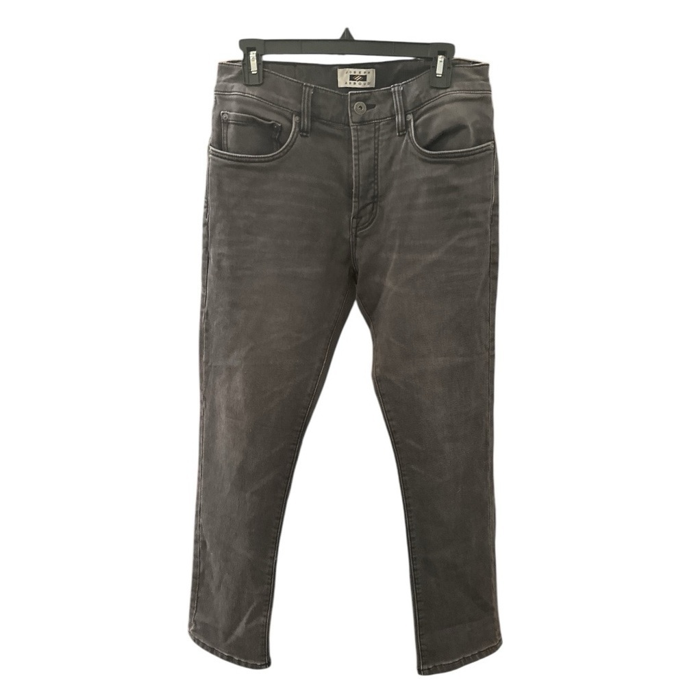 Joseph Abboud Slim Fit Straight Leg Comfort Stretch Jeans, 31x30, Charcoal Grey